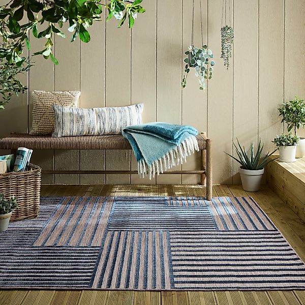 FLAIR RUGS Teppich "Vigo Blocks" rechteckig 4 mm Höhe Vigo Blocks Indoor Ou günstig online kaufen