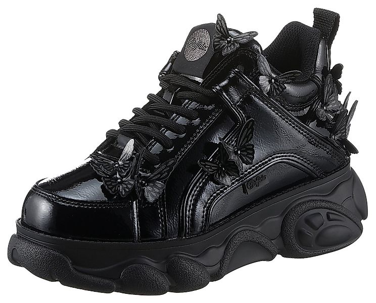 Buffalo CORIN BUTTERFLIES Plateausneaker, Freizeitschuh, Halbschuh, Schnürs günstig online kaufen