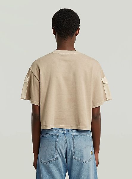 G-STAR T-Shirt "Washed Mix Boxy Cropped T-Shirt" günstig online kaufen