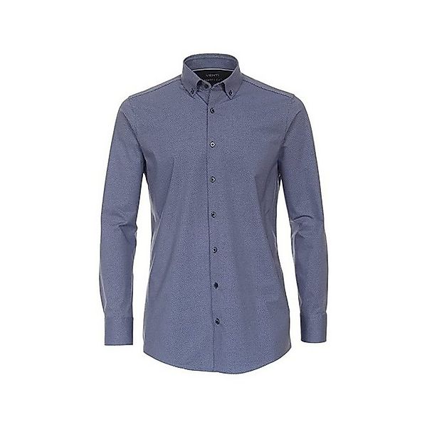 VENTI Langarmhemd blau regular fit (1-tlg) günstig online kaufen