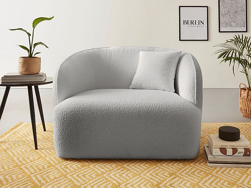 andas Sessel Knautschzone, auch mit Bouclé-Bezug günstig online kaufen