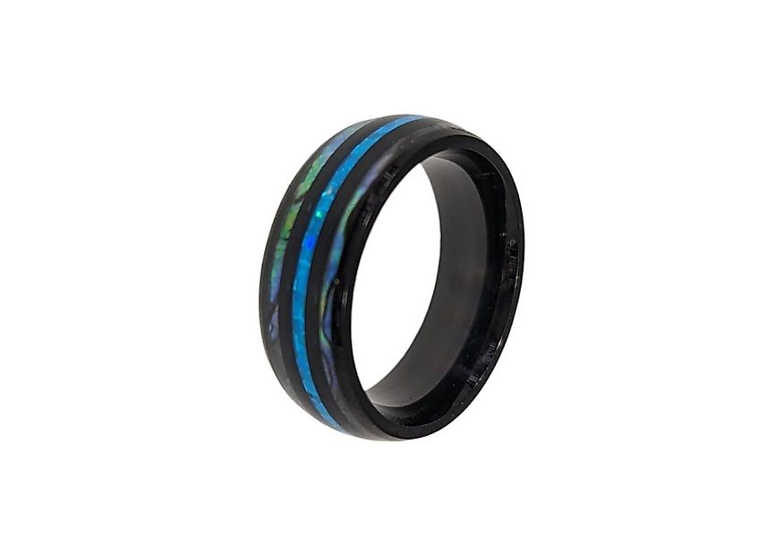 Eyecatcher Fingerring Ring mehrfarbig Opaloptik blau rot grün schimmernd sc günstig online kaufen