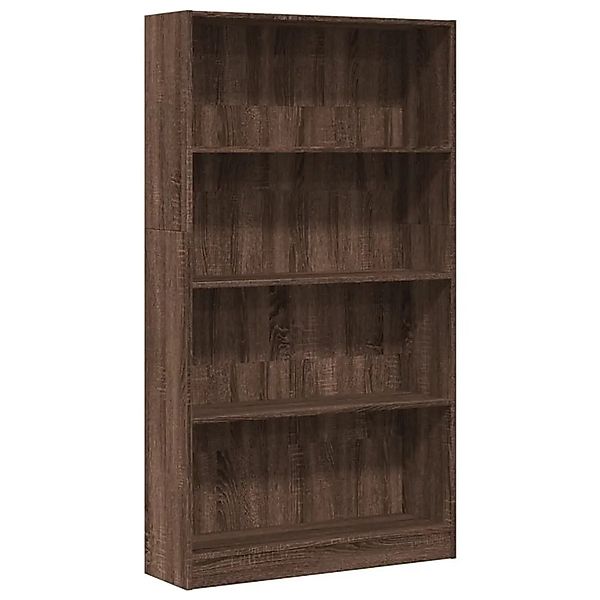 vidaXL Bücherregal Braun Eichen-Optik 80x24x143 cm Holzwerkstoff 857850 günstig online kaufen