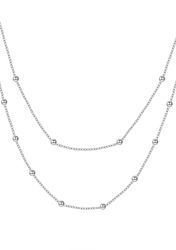 Hey Happiness Edelstahlkette Kugeln mehrreihig, Edelstahl günstig online kaufen