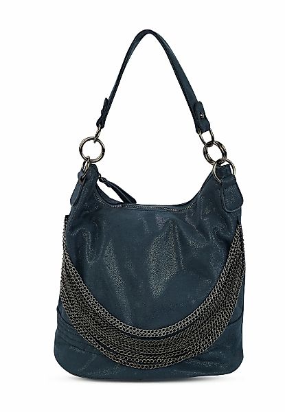 Harpa Schultertasche "Cher" aus changierendem Material, mit Ketten-Verzieru günstig online kaufen