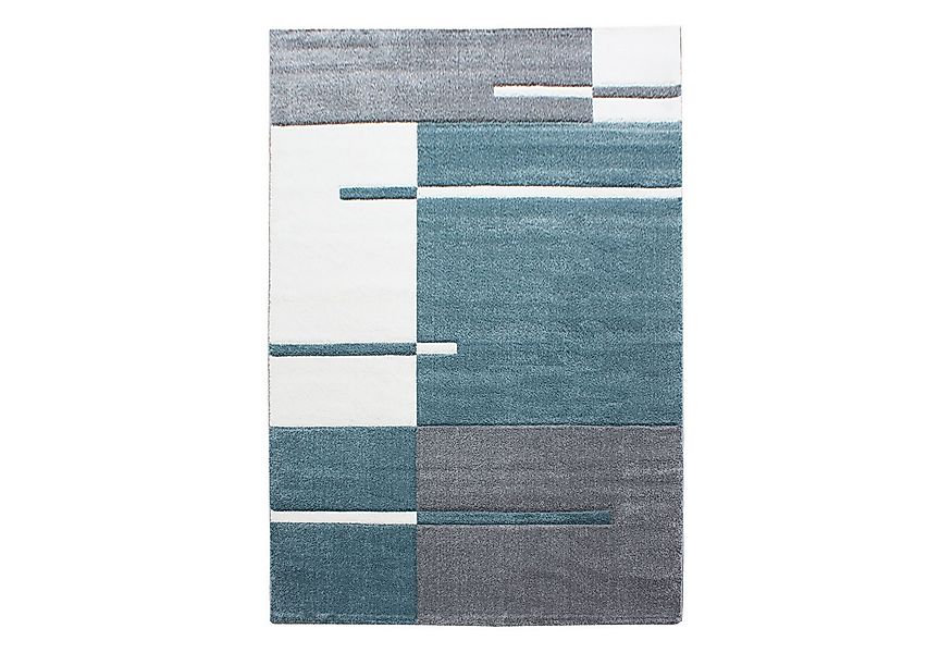 Teppium Teppich Kariert Design, Rechteckig, Höhe: 13 mm, Designer Wohnzimme günstig online kaufen