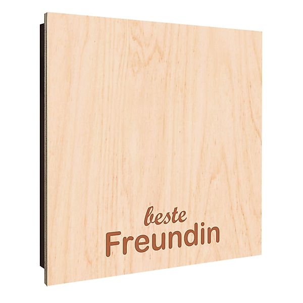 Banjado Schlüsselkasten Holz 30x30cm Schwarz Scharnier Rechts 50 Haken Desi günstig online kaufen