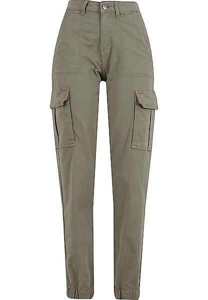 URBAN CLASSICS Stoffhose Urban Classics Damen Ladies Cotton Twill Utility P günstig online kaufen