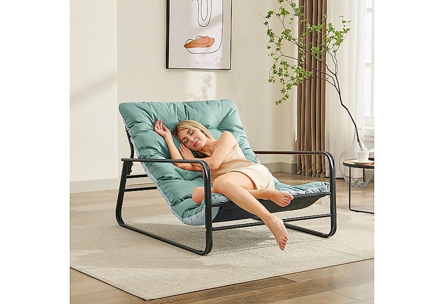 HomeMiYN Loungesessel Sessel wohnzimmer Gartenliege mit Wendekissen Lounges günstig online kaufen