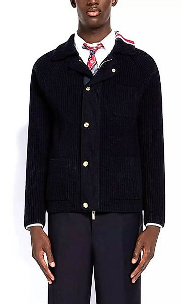 THOM BROWNE Strickjacke Tricolor Sweater Blouson Jacke günstig online kaufen