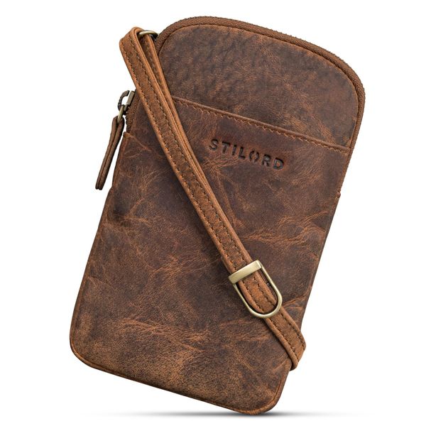 STILORD Handtasche "Loki" Brustbeutel Leder Handytasche günstig online kaufen