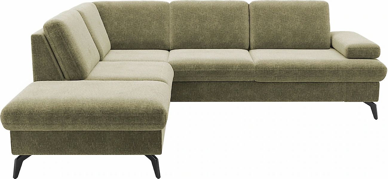 sit&more Ecksofa "Morris Jubi L-Form", inkl. Armteilfunktion und 1 Zierkiss günstig online kaufen