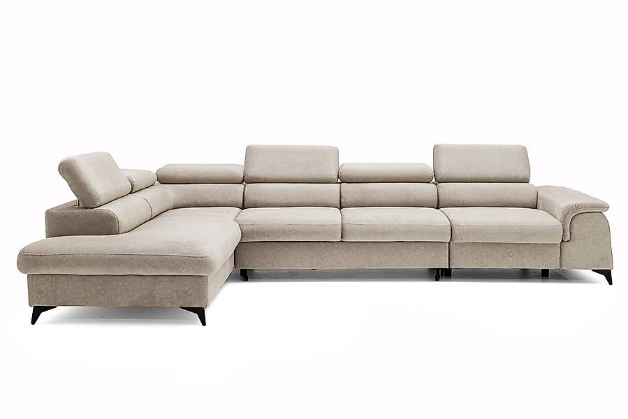 Muffo Ecksofa Plaza Maxi, Modernes Große sofa L-form mit Schlaffunktion und günstig online kaufen