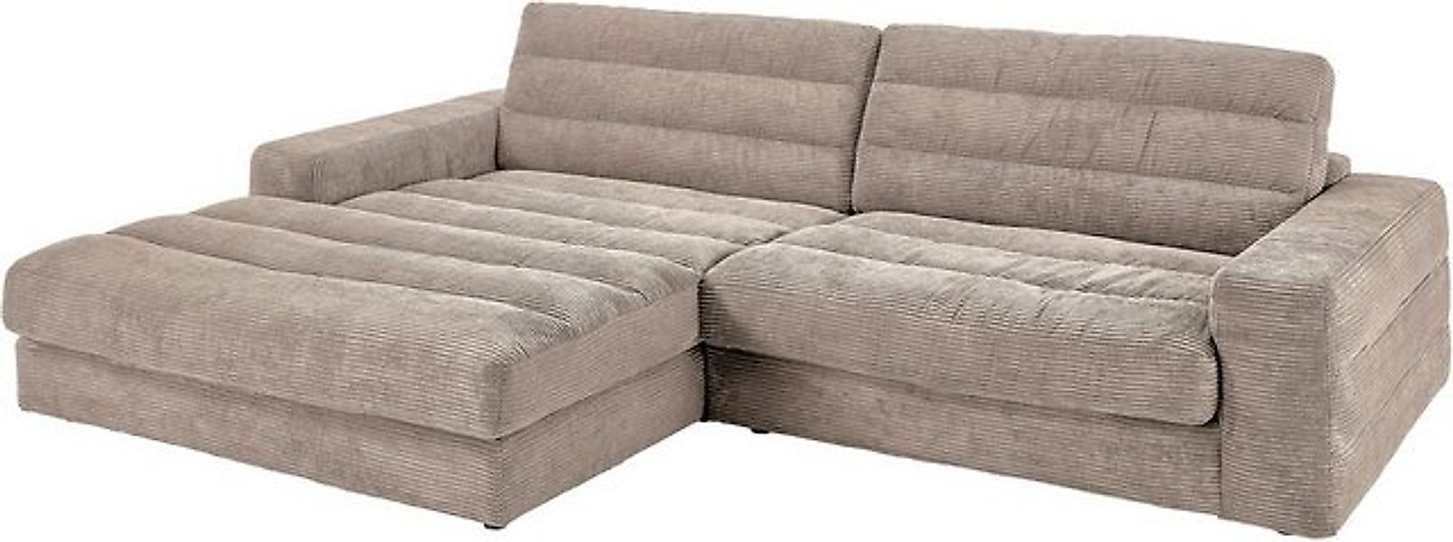 3C Candy Ecksofa Stripes Mega-Sofa, bequem und komfortabel, L-Form, Lose Rü günstig online kaufen