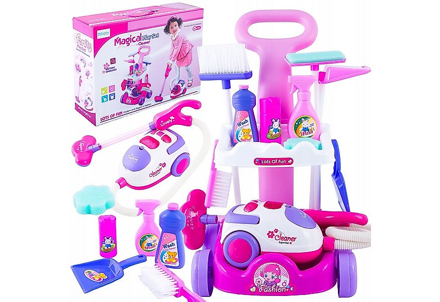 kinderplay Kinder-Staubsauger Kinder Reinigungsset mit Staubsauger – Lernsp günstig online kaufen