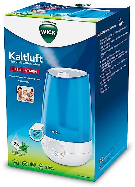 WICK Luftbefeuchter Ultraschall-Kaltluftbefeuchter, 4,5 l Wassertank, kompa günstig online kaufen