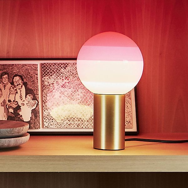 MARSET Tischlampe Dipping Light, Höhe 22 cm, rosa/messing günstig online kaufen