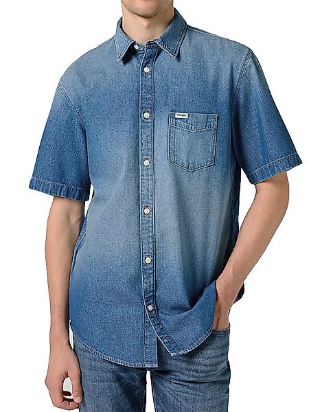 Wrangler Jeanshemd Regular Fit Kurzarm - günstig online kaufen
