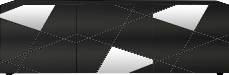 INOSIGN Lowboard "Vittoria" Breite 181 cm, Front mit Siebdruck und Spiegel günstig online kaufen