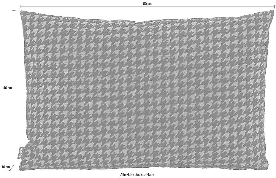 H.O.C.K. Dekokissen »Coven«, mit Hahnentrittmuster, Kissenhülle mit Füllung günstig online kaufen