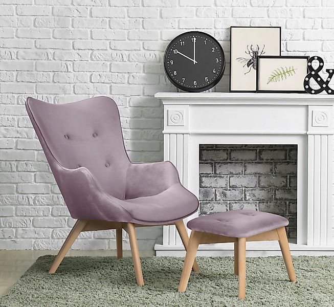 Home affaire Sessel "Nicko" wahlweise mit und ohne Hocker günstig online kaufen