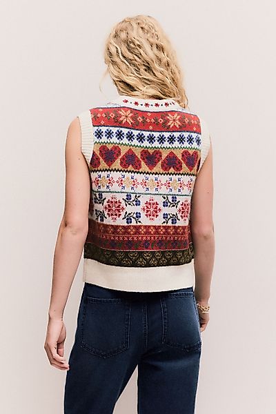 Next Pullunder Gemustertes Rundhals-Tanktop aus Strick günstig online kaufen