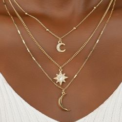 Coonoor Perlenkette Mehrreihige Halsketten für Damen,Boho günstig online kaufen