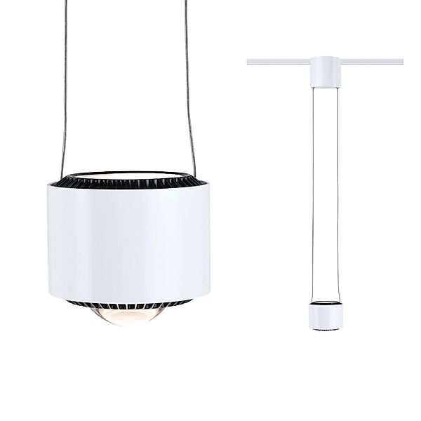 Paulmann LED-Pendelleuchte Aldan URail Signalweiß 150 cm x 9,8 cm Warmweiß günstig online kaufen