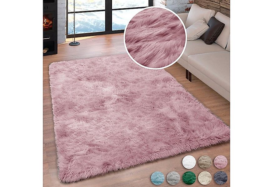 my home Hochflor-Teppich Valeria, Fellteppich, kuschelig, flauschig, rechte günstig online kaufen