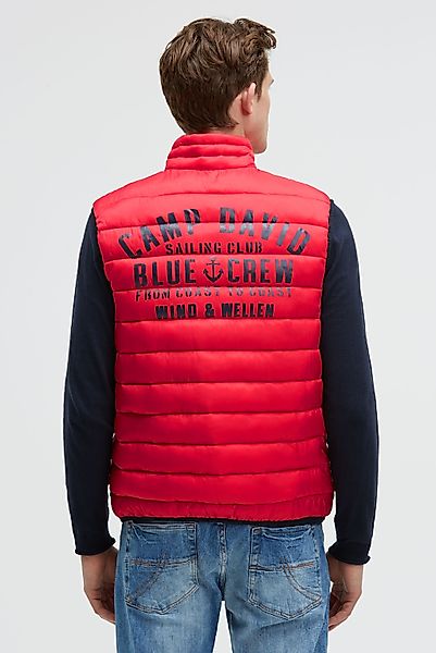 CAMP DAVID Steppweste mit elastischem Saumabschluss günstig online kaufen