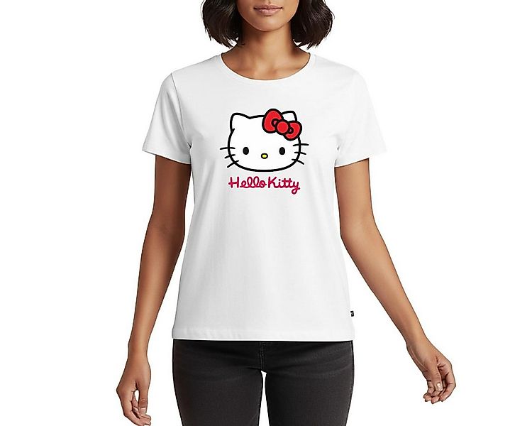 Spreadshirt T-Shirt Hello Kitty Klassisch Mit Schriftzug Frauen Premium T-S günstig online kaufen