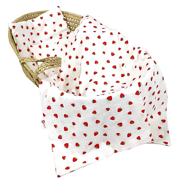 Babydecke BabyLux Musselin Decke 75x100cm +Kissen günstig online kaufen