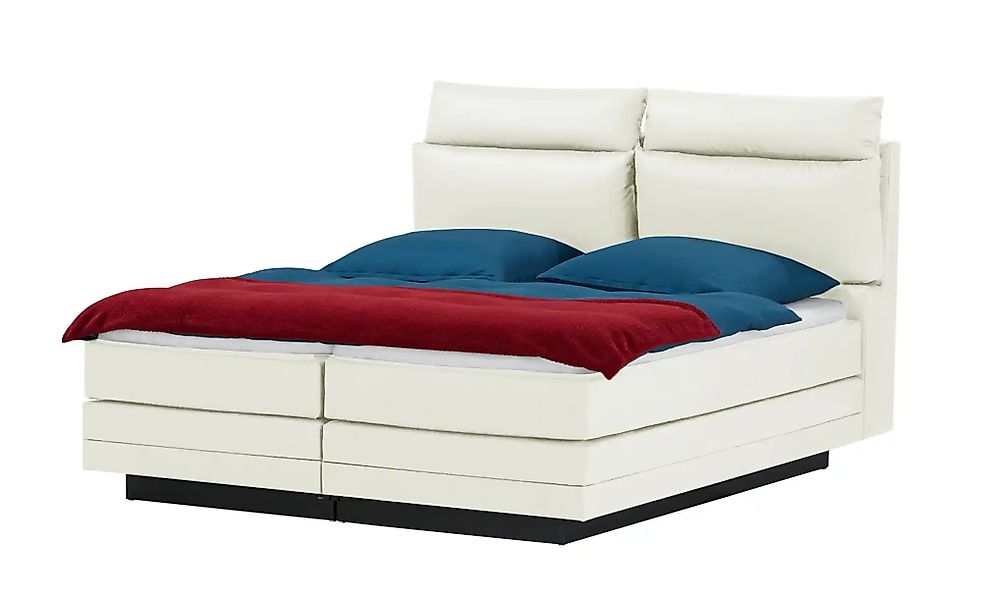 Motor-Boxspringbett  Hardego ¦ weiß ¦ Maße (cm): B: 200 H: 118 Betten > Box günstig online kaufen