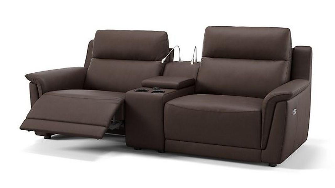 Sofanella 2-Sitzer Leder MALITO, Heimkinosofa, Kinocouch, Funktionssofa, Ki günstig online kaufen