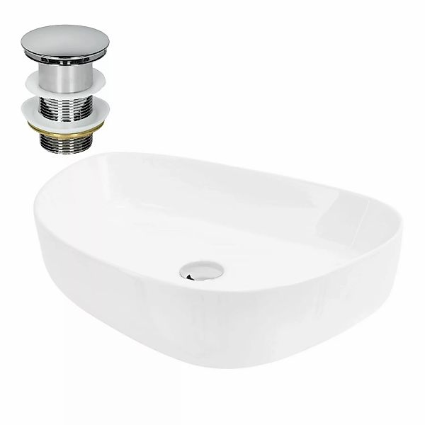 LuxeBath Waschbecken Aufsatzwaschbecken aus Keramik für günstig online kaufen