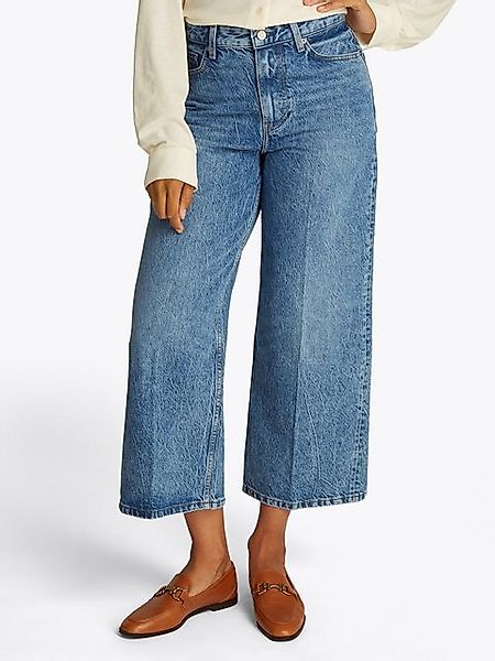 Tommy Hilfiger Weite Jeans WIDE LEG HW LOU mit Logo-Badge, mit Nieten, mit günstig online kaufen