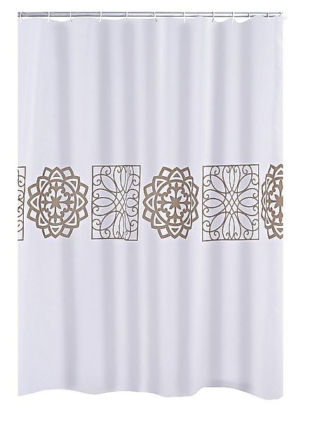 Ridder Duschvorhang Tunis beige Breite 180 cm günstig online kaufen