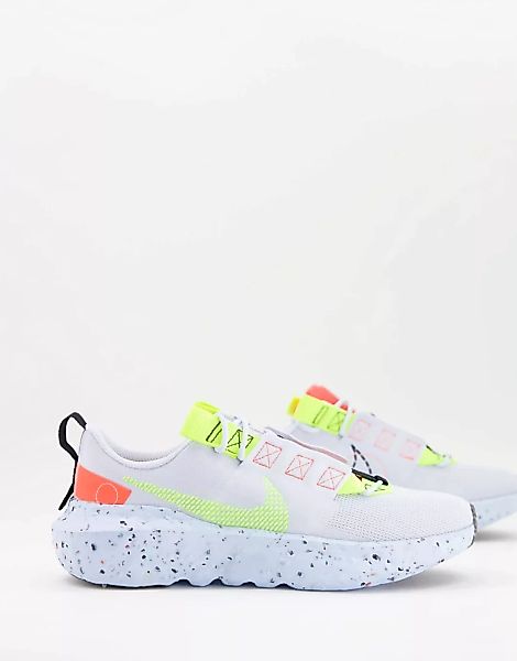 Nike – Crater Impact – Sneaker in Blau und Neongrün günstig online kaufen