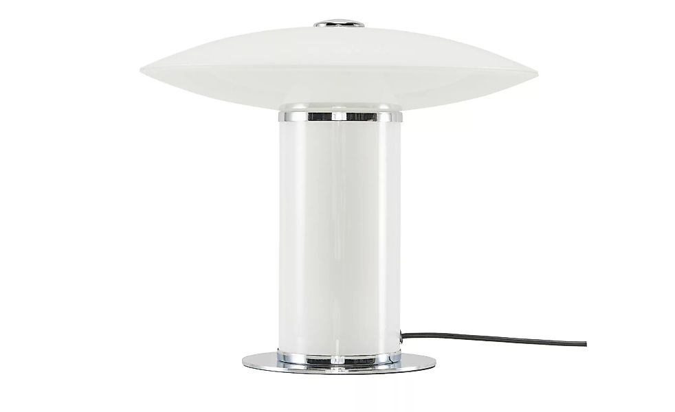 Meisterleuchten LED-Tischleuchte, Glas weiß ´Pilz´ - weiß - 30 cm - Lampen günstig online kaufen