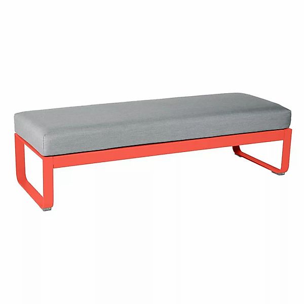 Bellevie 2-Sitzer Polsterhocker 45 Capucine 79 Flanellgrau günstig online kaufen