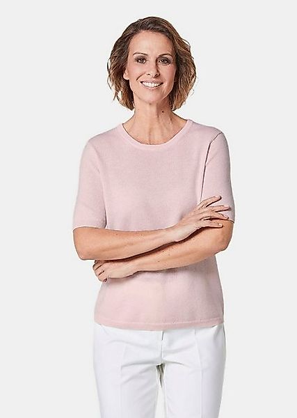 GOLDNER Kurzarmpullover Halbarmpullover mit Rundhals aus günstig online kaufen