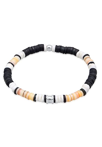 Kuzzoi Bead-Armband-Set Herren Heishi Fimo Beads günstig online kaufen