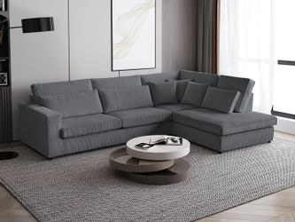 Beautysofa Ecksofa mit dekorativen Kissen PARMA, günstig online kaufen