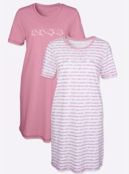 wäschepur Nachthemd "Kurzarm-Sleepshirts" günstig online kaufen