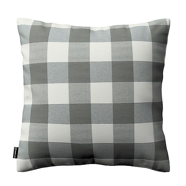 Kissenhülle Mia, weiss-grau kariert, 50 x 50 cm, Quadro (136-13) günstig online kaufen