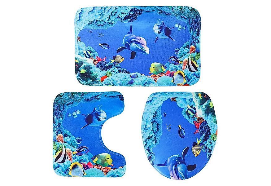 Youyijia Duschmatte Rutschfeste Badematten mit Ozeanmuster, weich & schnell günstig online kaufen