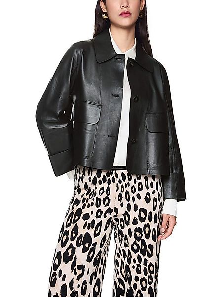 Marc Cain Lederjacke Feminine Rigour Premium Damenmode mit weitem Arm, hoch günstig online kaufen
