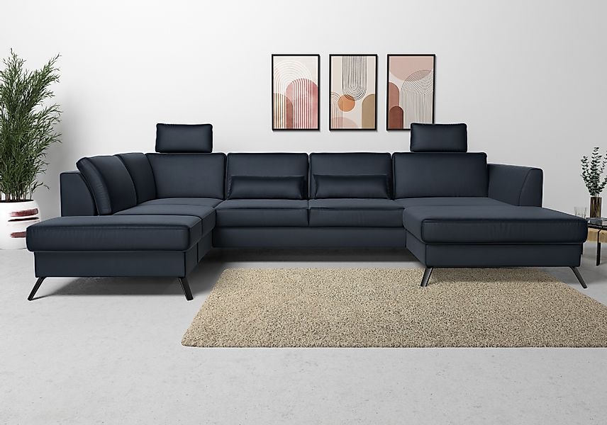 sit&more Wohnlandschaft »Olsen U-Form« inklusive Sitztiefenverstellung, wah günstig online kaufen