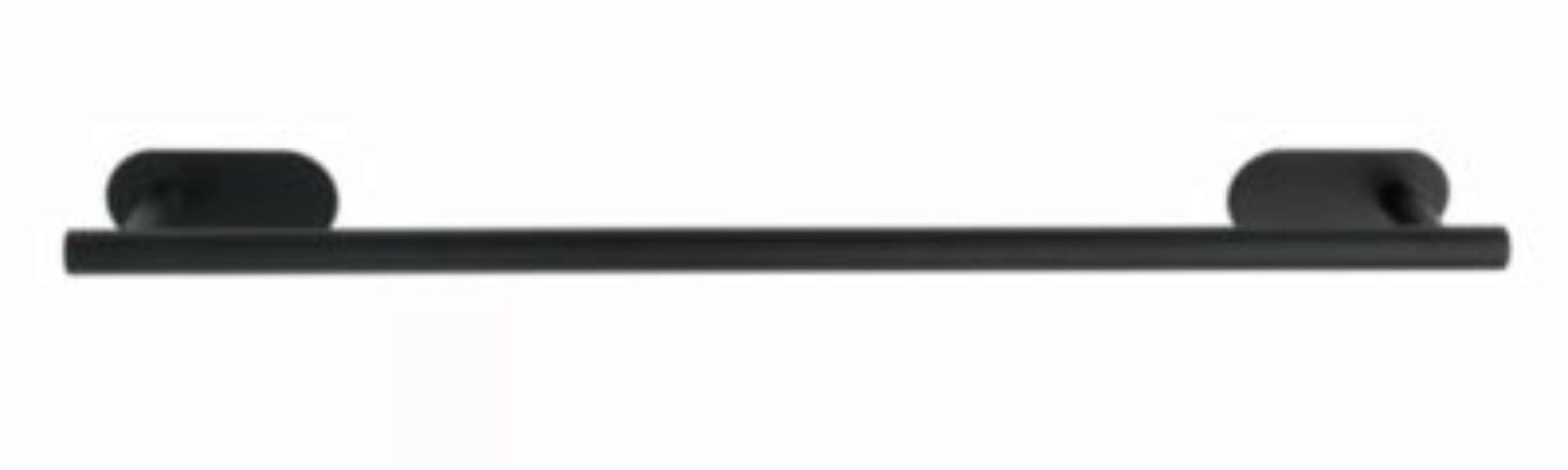 WENKO Turbo-Loc® Edelstahl Badetuchstange Uno Orea Black Matt, Handtuchstan günstig online kaufen