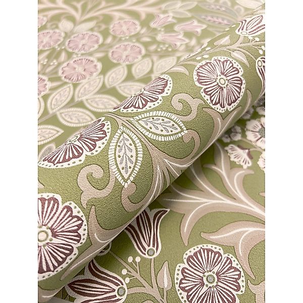 Newroom Vliestapete Bianca Green Blumen Floral günstig online kaufen